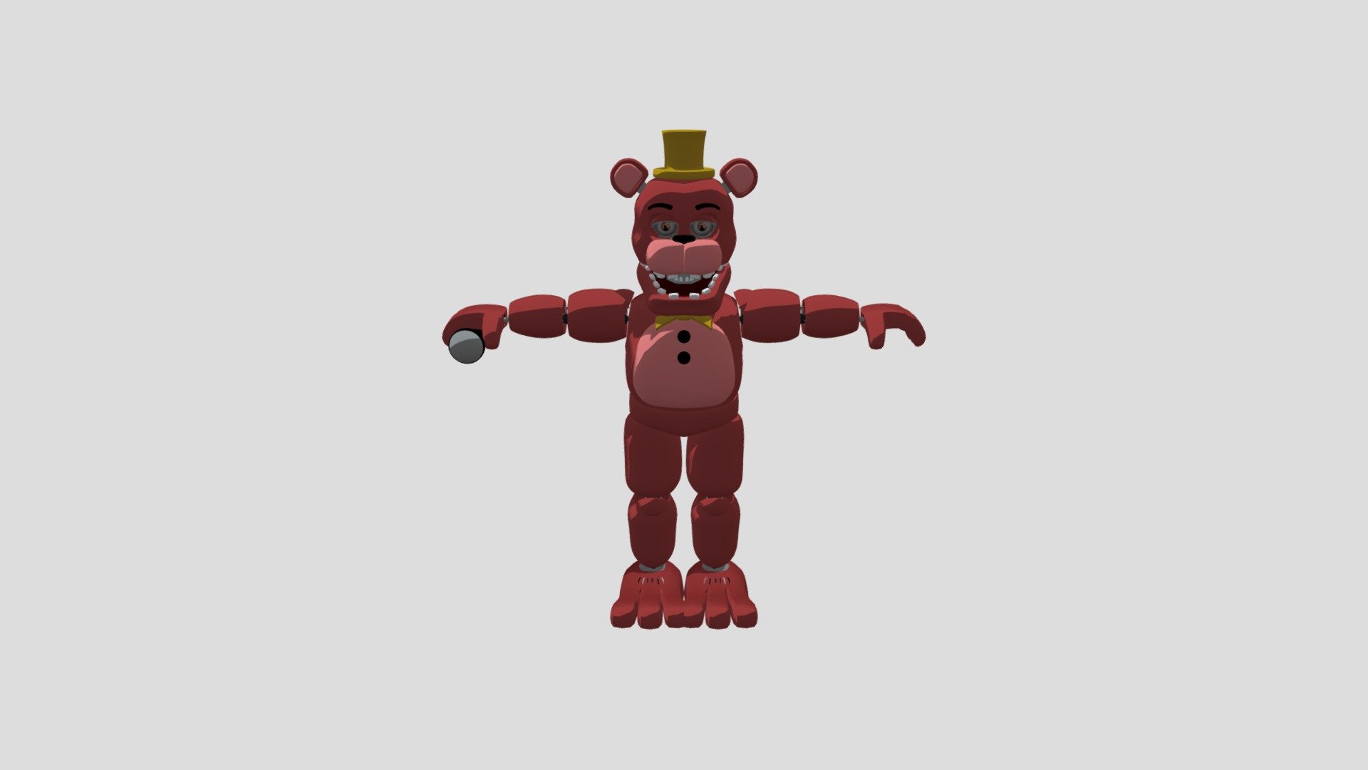 Custom Unwithered Redbear - Download Free 3D model by Freddy_Fazbear ...