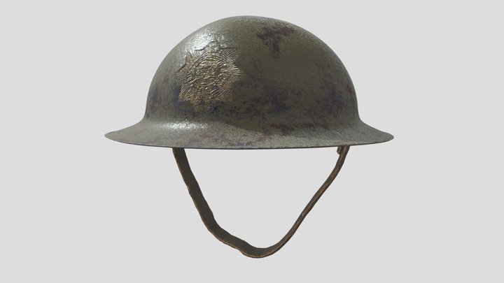 WW1 Helmet 3D Model