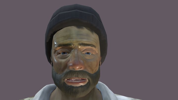 Man Beard 3D Model