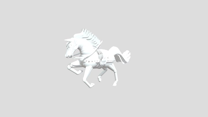 #4 Earl's Horse - Alumina (Low Poly) 3D Model