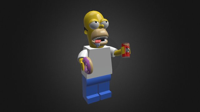 LEGO HOMER SIMPSON