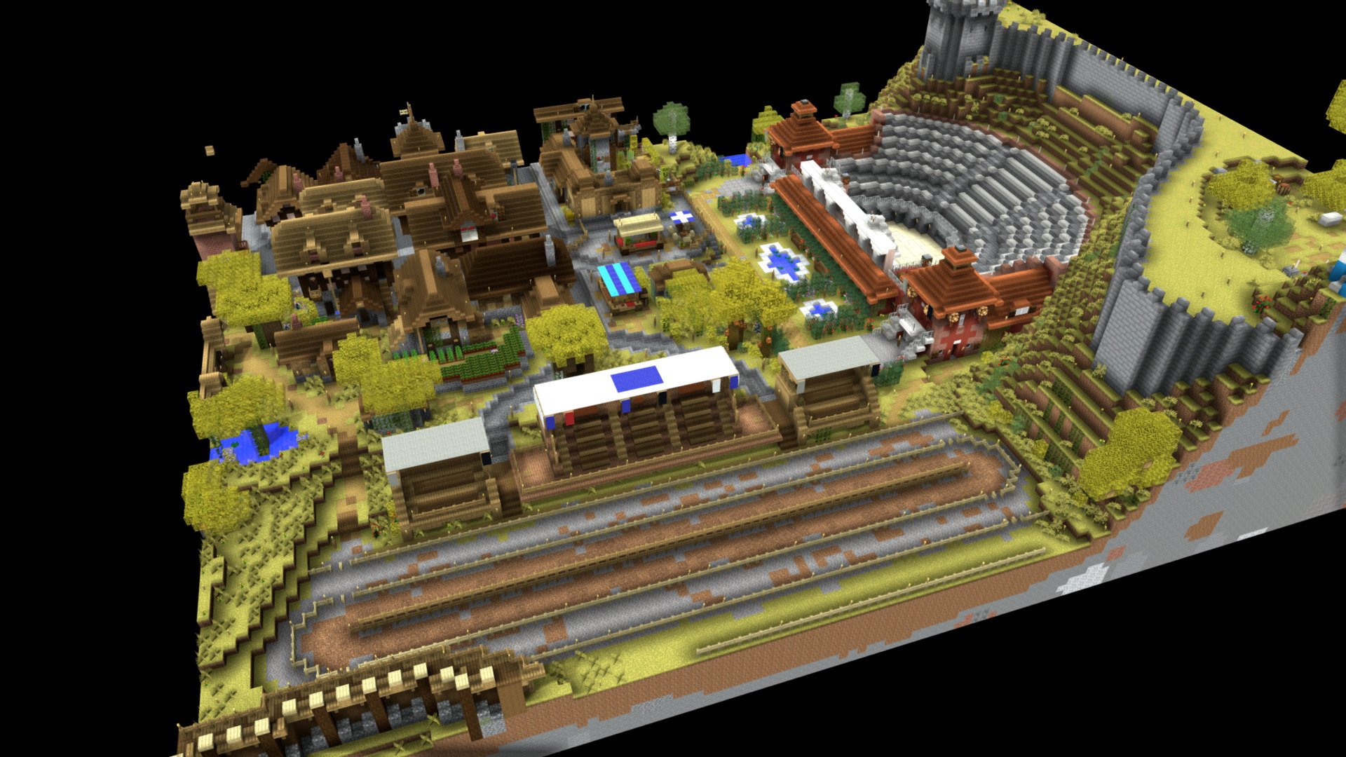 Theater and tournament ground