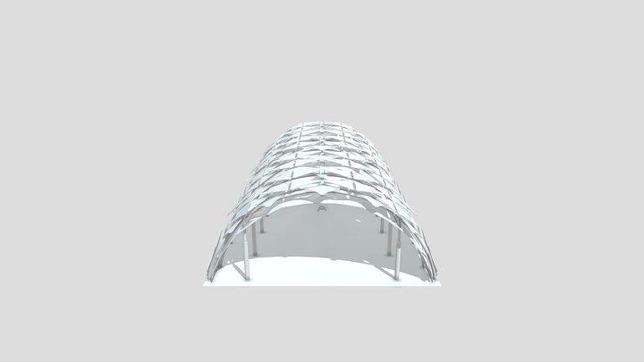Modernist Gym Design 3D Model