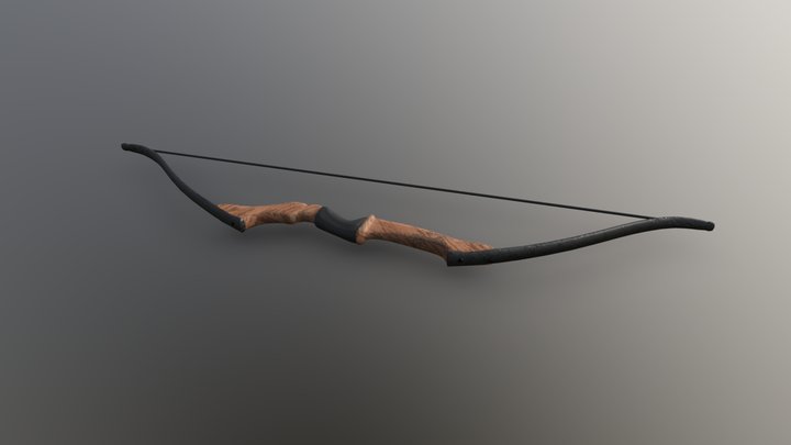 Recurve Bow 3D Model