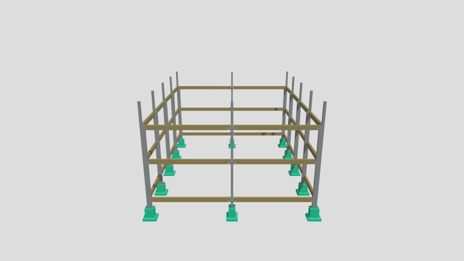Modelagem Estrutural 3D- Open Mall R02
