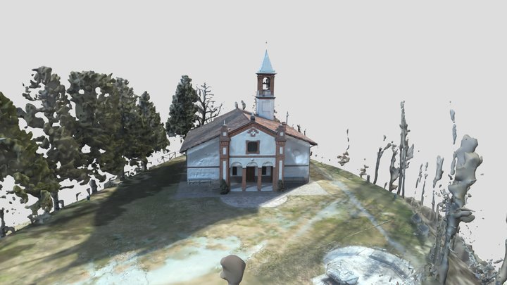 Santuario Madonna Della Neve 3D Model