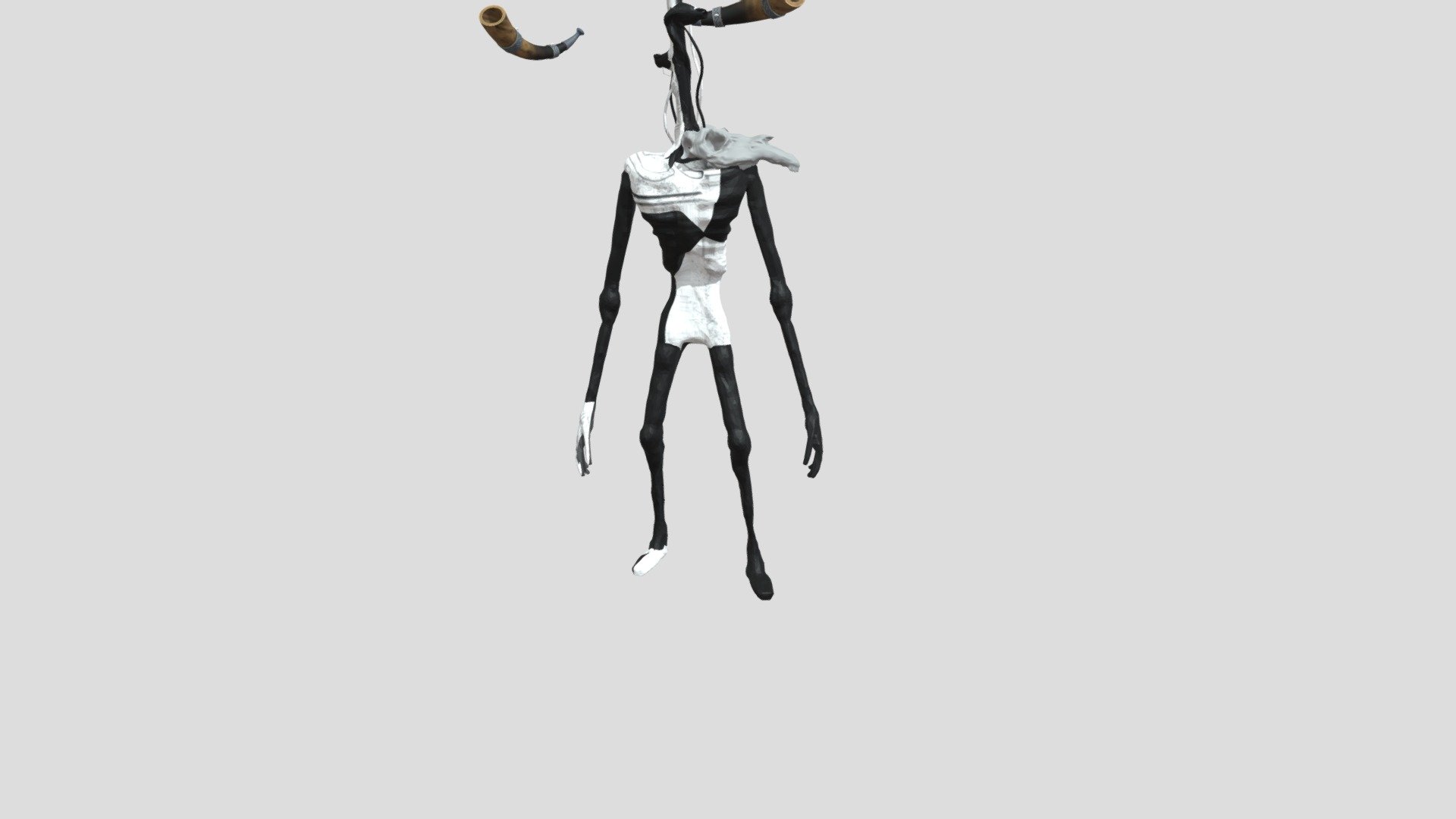 Viking Siren head rigged