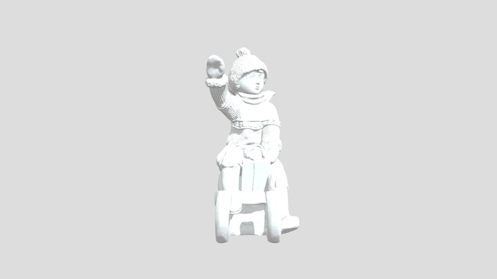 Sledding Joy 3D Model