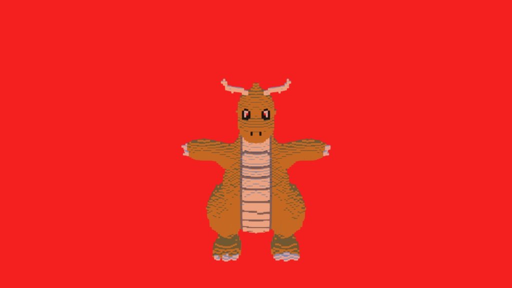 Voxel Dragonite