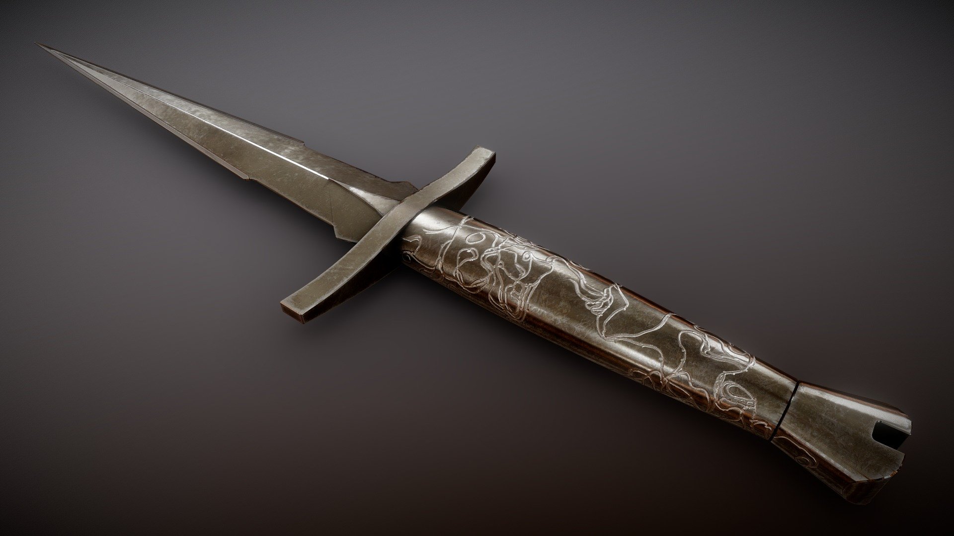 Loki Dagger 3D model by Milacetious [a23ae16] Sketchfab