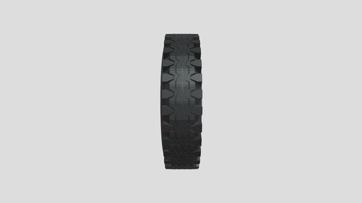 TRUCK WHEEL BRIDGESTONE 3D Model