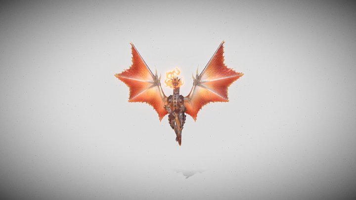 爛虎竜―煉獄― 3D Model