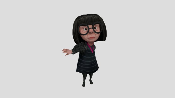 Edna Mode Doing Tootless Dancing – Modello 3D gratuito STL