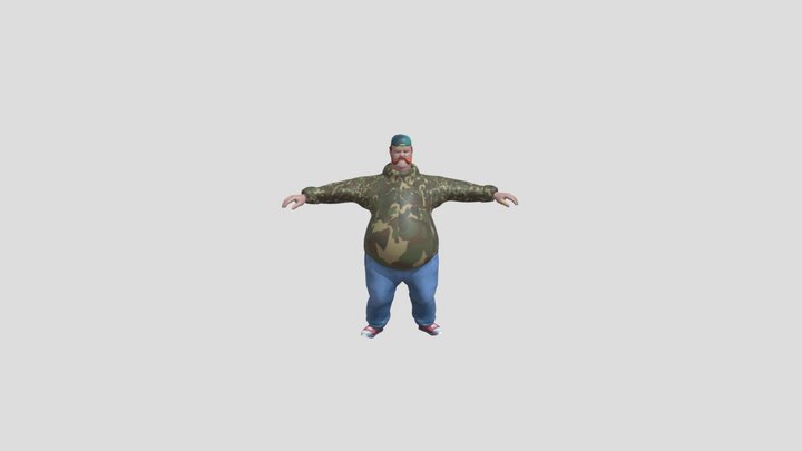 Ginger Chad 3D Model
