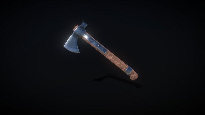 Small One Handed Axe – Free 3D Model STL