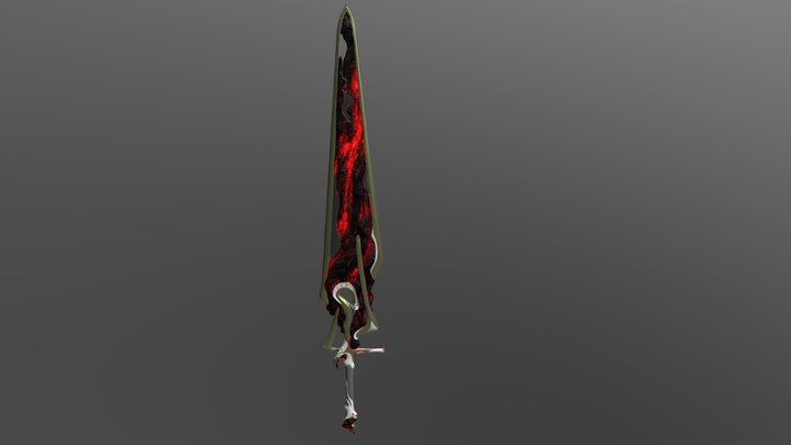 Molten Blade 3D Model