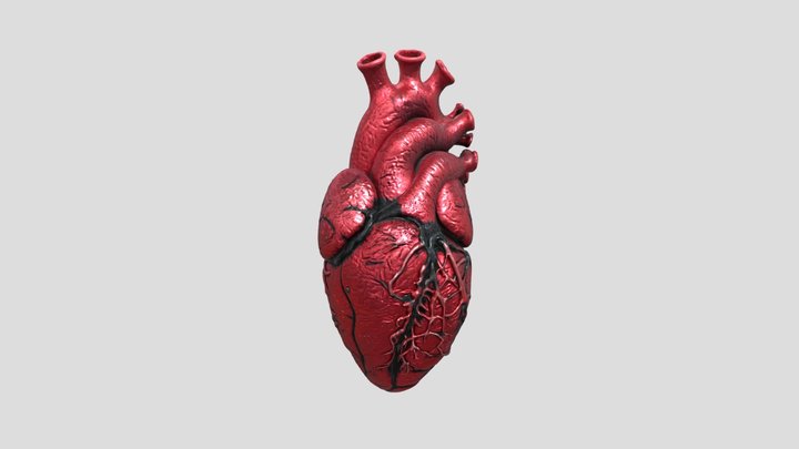A kaiju's Haert 3D Model
