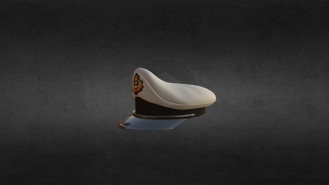 Naval Cap obj 3D Model