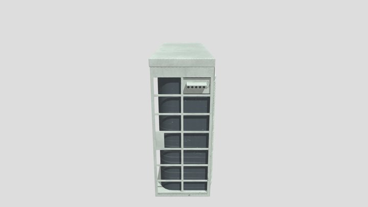 Air cond Hi-poly 3D Model