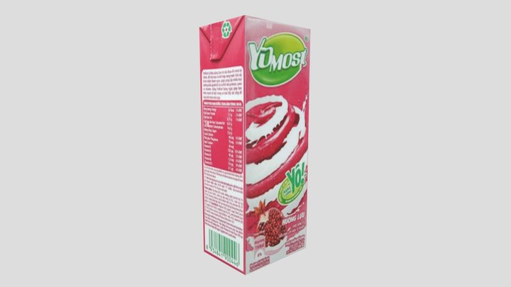 omost Pomegranate Yogurt Drink - Tetra Pak