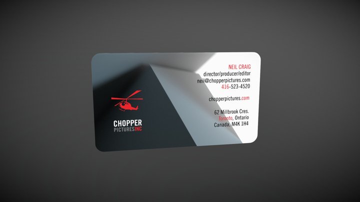 Chopper Card 04 3D Model