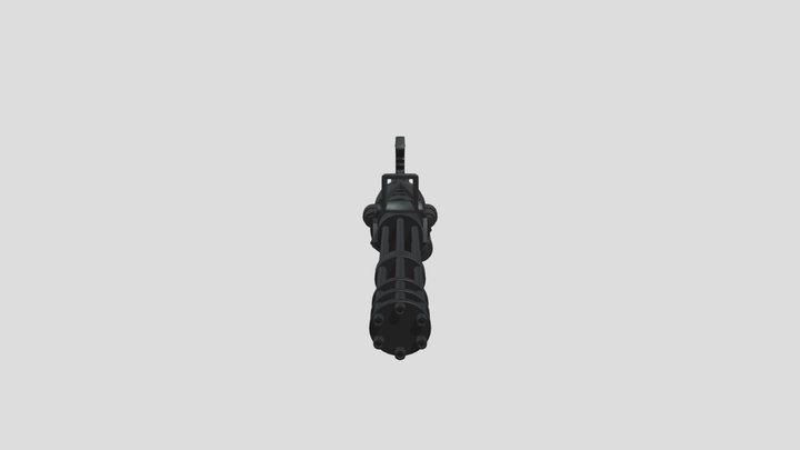minigun 3D Model