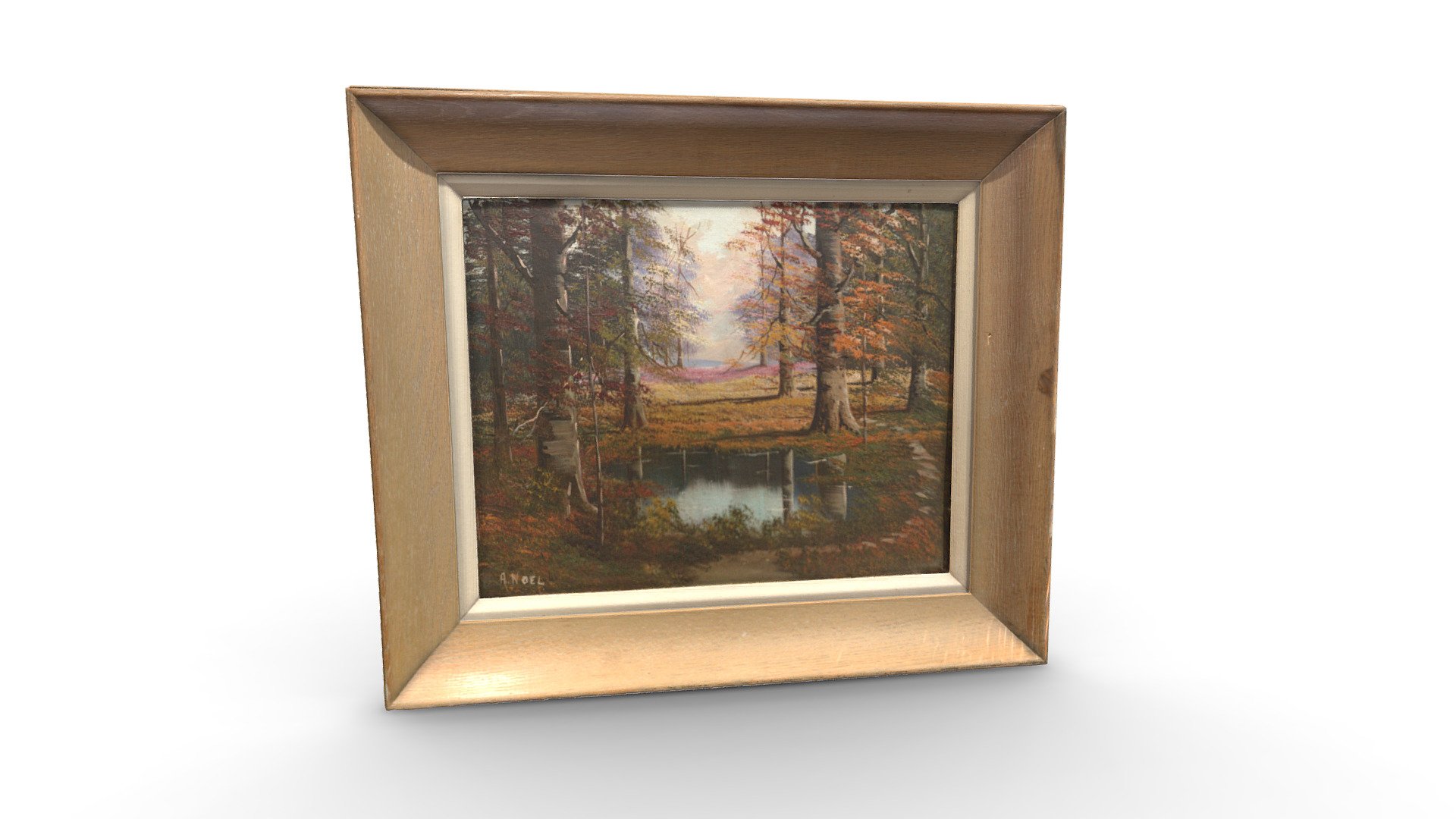 Forest Painting 3D Scan
