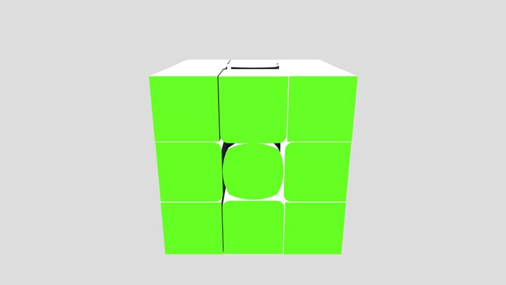 Rubiks Cube 3D Model