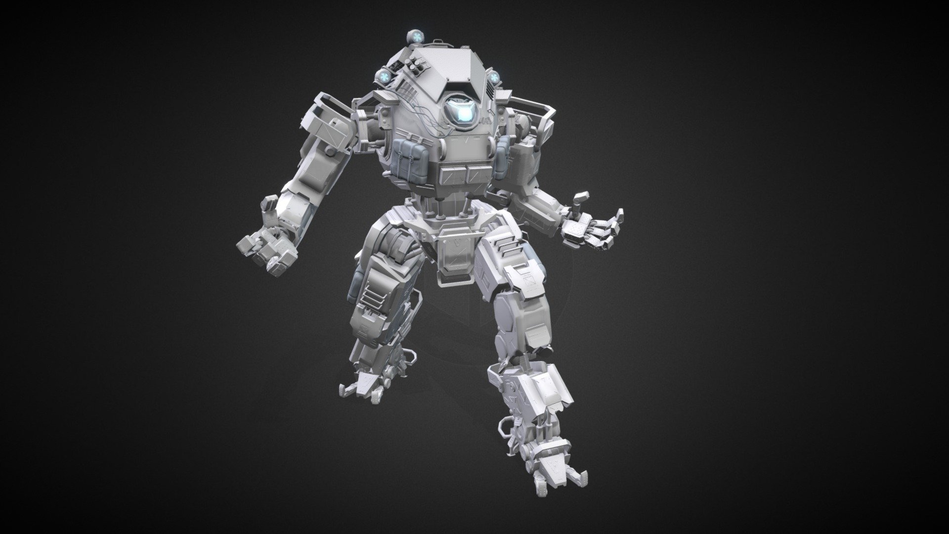 Титан 2.0 картинки. Titanfall 2 ion. 3d model Ион.