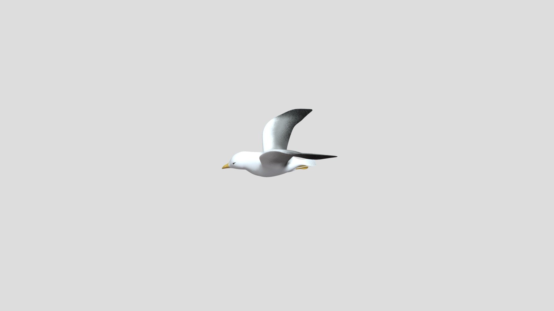 Simple Seagull - 3D model by freegratoge1981 [a243c7b] - Sketchfab