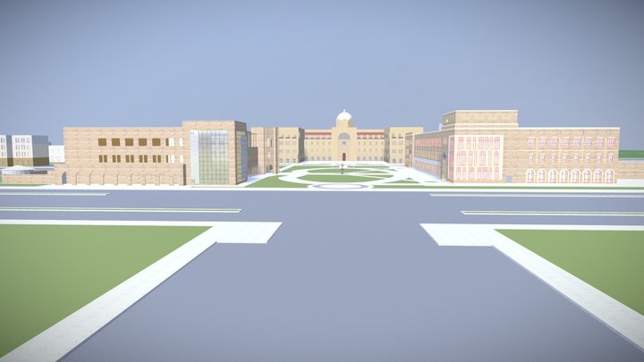 TAMUSA Full Site Plan 3D Model