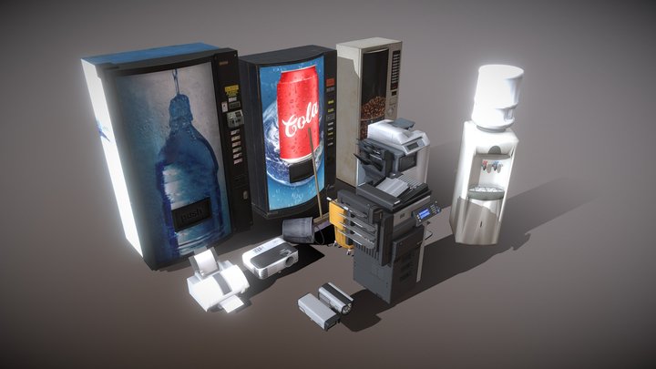 Office Props Pack | 3D Props 3D Model