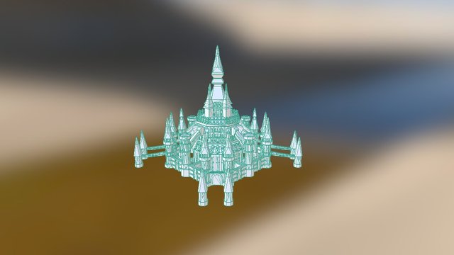 3d Castle Model 3D Model