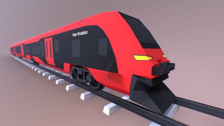 Trainy McTrainFace 3D Model