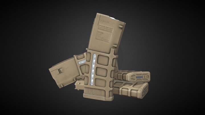 SCARL magazine 3D Model