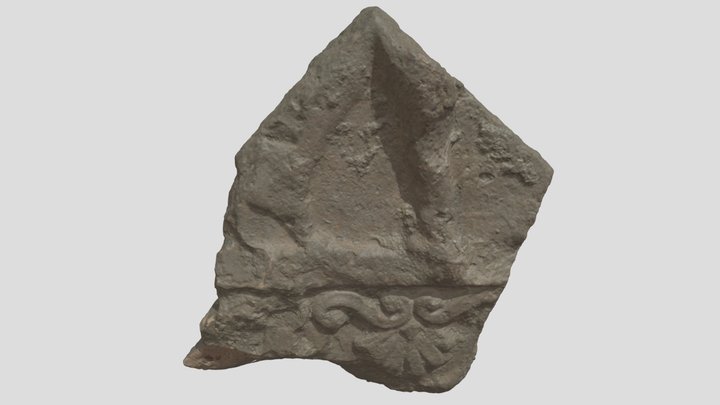 Terracotta Plaque - Cosa Excavations C16.181 3D Model