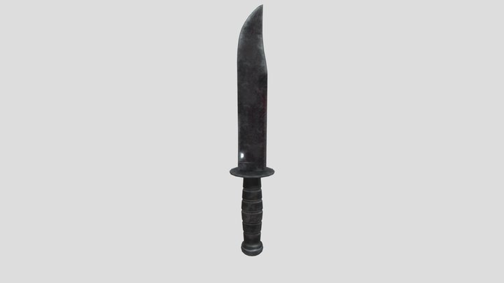 Survival knife 3D Model