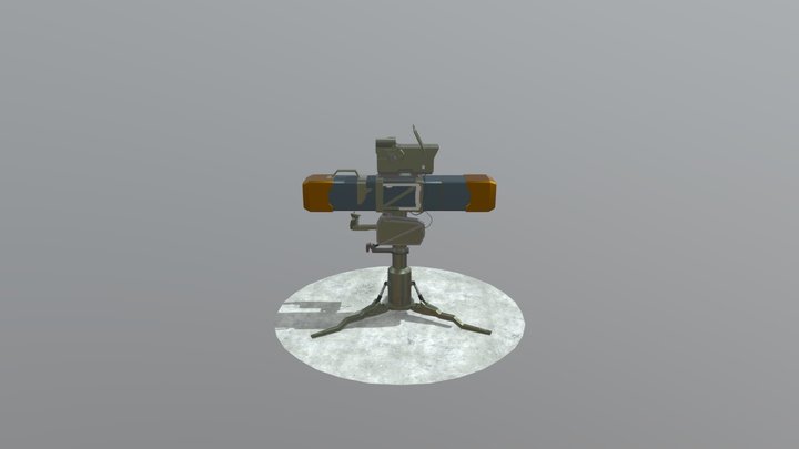 Anti-Tank Guided Missile 3D Model