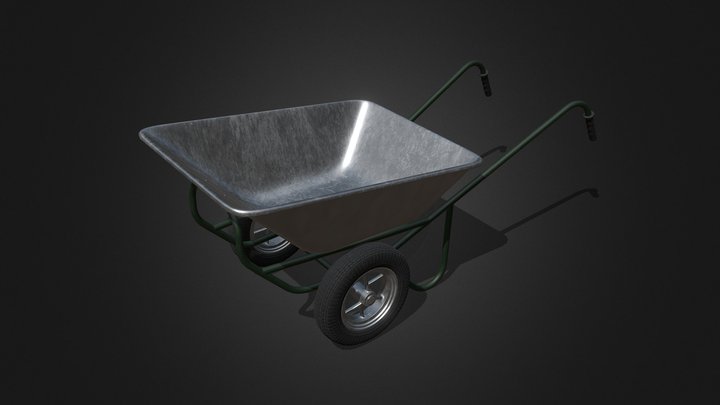 Wheelbarrow 3D Model