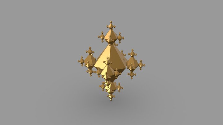 Orchhna Pheap - Fractal Structure 3D Model