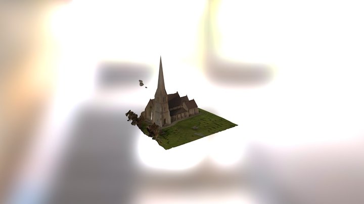 Partial Christ Church Healey 3D Model