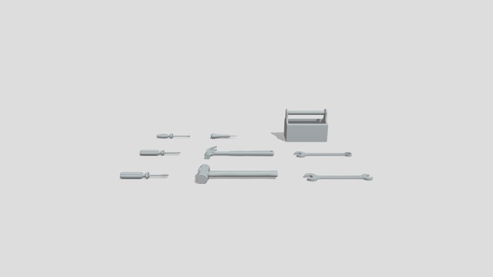 Tools Asset 3D Model