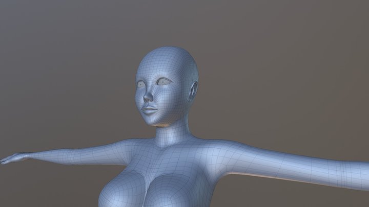 Yusa Naked 1107 3D Model