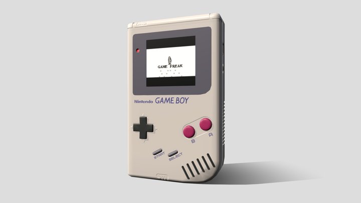 Gameboy Clásico 3D Model