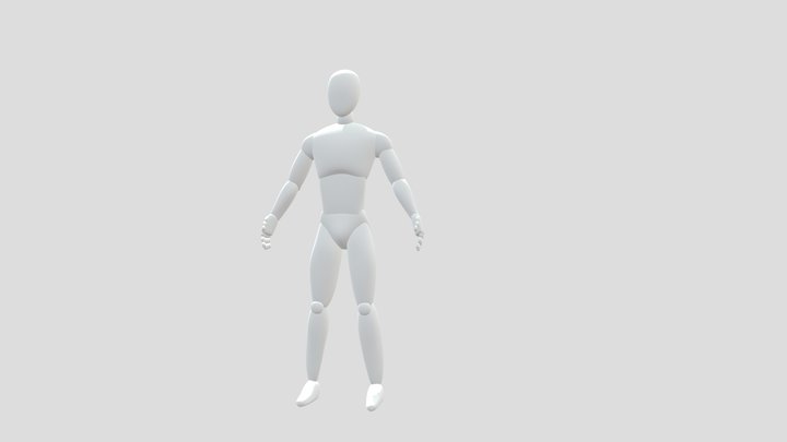 sculpting a human body 3D Model
