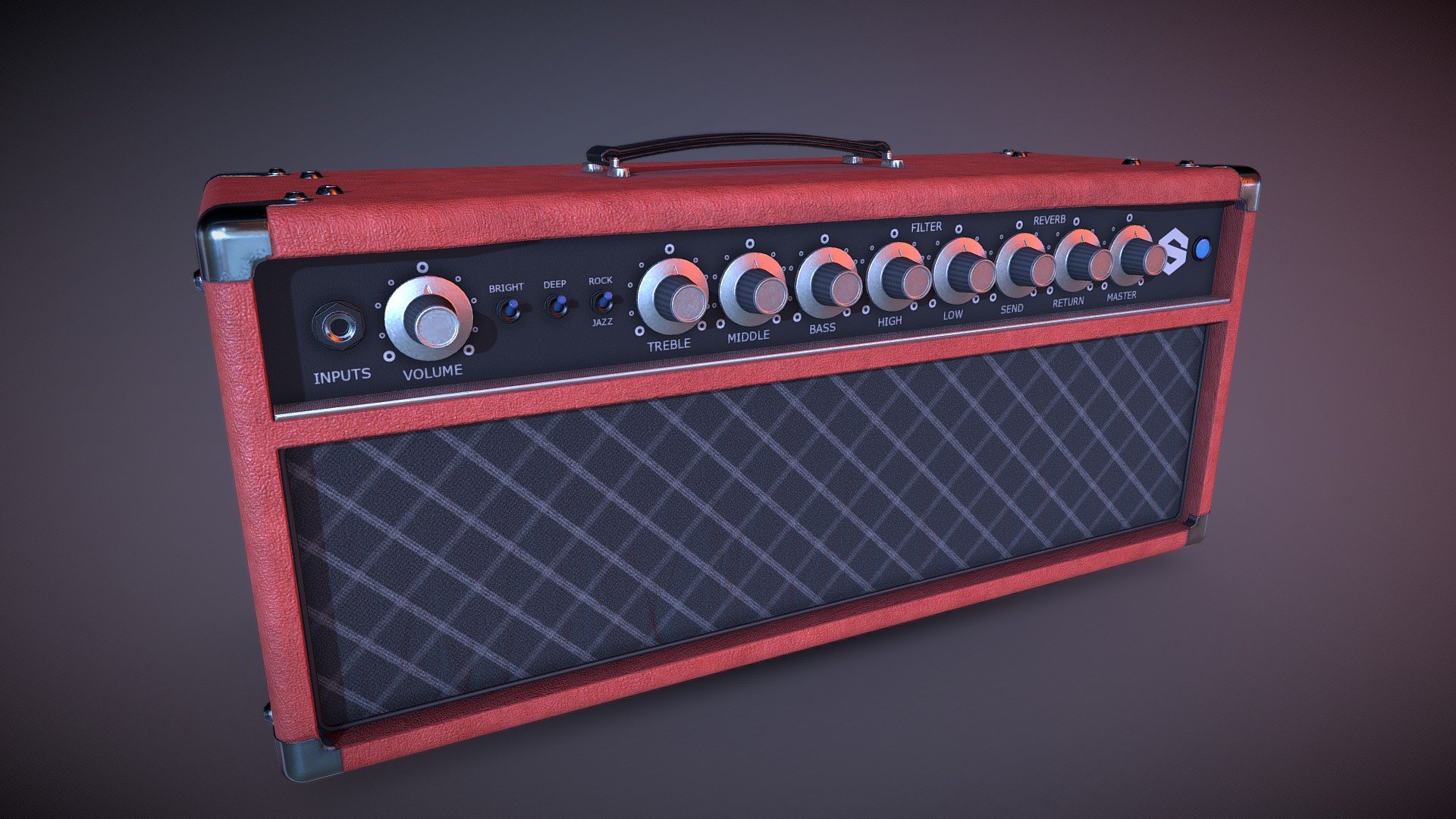 Guitar Amp Download Free 3D model by futabablender (futaba_blender