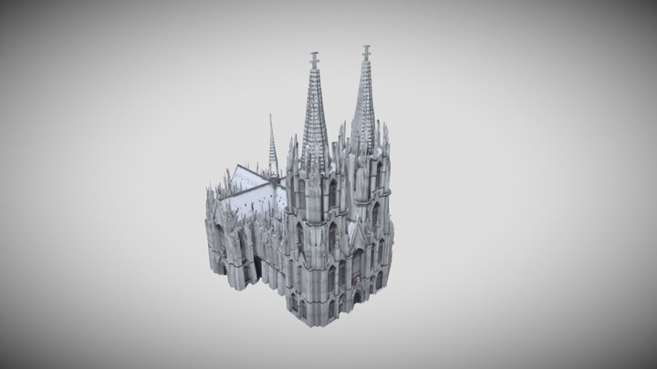 Kölner_ Dom_ Texture_klein 3D Model