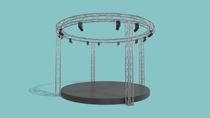Concert Stage 11 3D Model