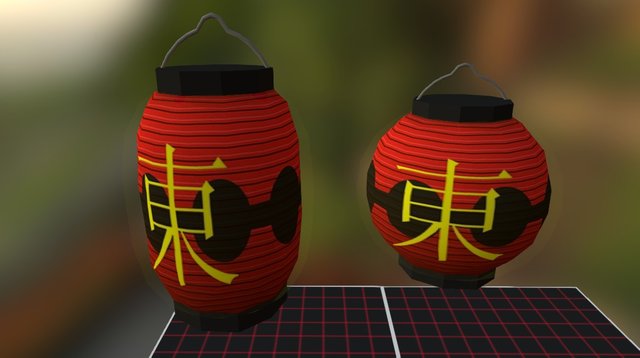 Festival Lantern 3D Model