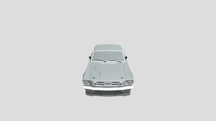 Mustang-old-tuning 3D Model